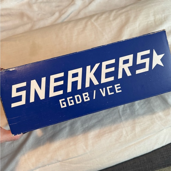 Golden Goose Silver and Black Distressed Sneakers - Picture 14 of 15